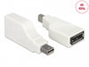 Delock 65867 Adapter Mini Displayport 1.2 Male > Displayport Female 90° Turned