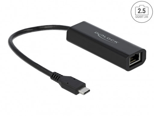 Delock 66298 Adapter Usb Type-C™ Male To 2.5 Gigabit Lan