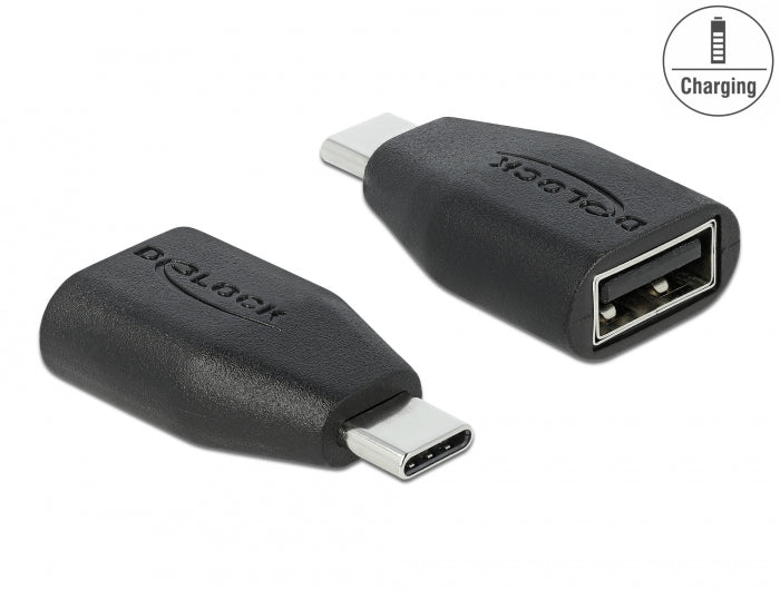 Delock 66528 Usb Data Blocker Usb Type-C™ Male To Type-A Female