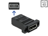 Delock 81309 Easy 45 Displayport Adapter Straight