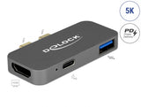 Delock 87739 Mini Docking Station For Macbook With 5K