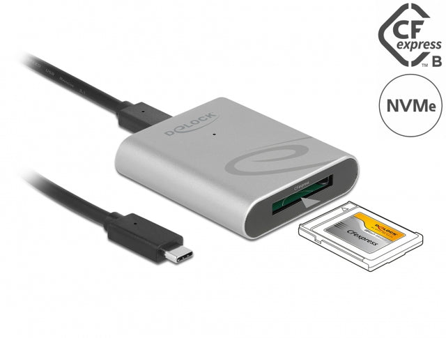 Delock 91751 Usb Type-C™ Card Reader With Aluminium Enclosure