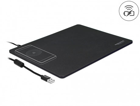 Delock 12595 Usb Mouse Pad With Wireless Charging Function