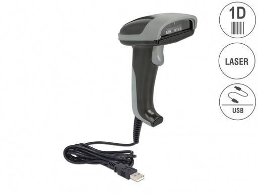 Delock 90279 Usb Barcode Scanner 1D With Connection Cable - Line Scanner