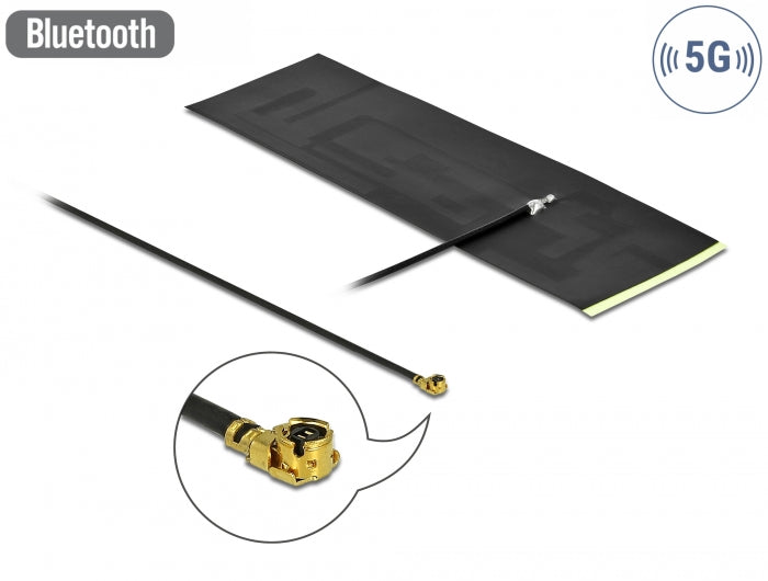 Delock 12626 5G Lte Antenna I-Pex Inc., Mhf® I Plug -0.42 - 5.00 Dbi