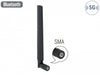 Delock 12634 5G Lte Antenna Sma Plug -3.3 - 1.3 Dbi With Tilt Joint Black