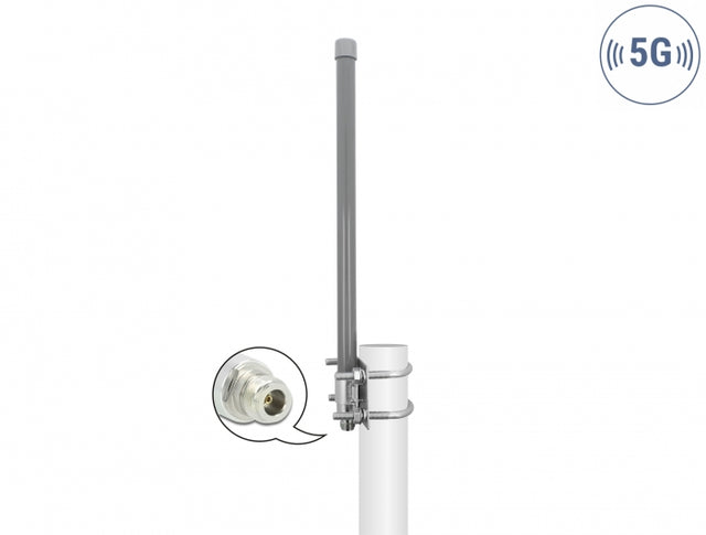 Delock 90417 5G 3.3 - 3.8 Ghz Antenna N Jack 8 Dbi 50 Cm Omnidirectional