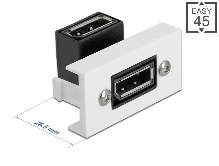 Delock 81306 Easy 45 Displayport Module Angled 90° 22.5 X 45 Mm