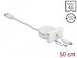 Delock 81319 Easy 45 Module Usb 2.0 Retractable Cable Usb Type-A