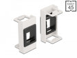 Delock 81354 Easy 45 Module Keystone Holder 22.5 X 45 Mm, White / Black