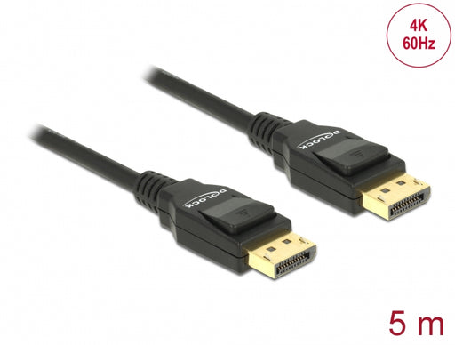 Delock 82425 Cable Displayport 1.2 Male > Displayport Male 4K 5 M