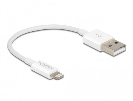 Delock 83001 Usb Data And Power Cable For Iphone™, Ipad™, Ipod™ White 15 Cm