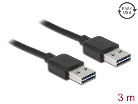 Delock 83462 Cable Easy-Usb 2.0 Type-A Male > Easy-Usb 2.0 Type-A Male