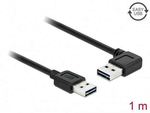 Delock 83464 Cable Easy-Usb 2.0 Type-A Male > Easy-Usb 2.0 Type-A Male Angled