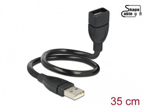 Delock 83498 Cable Usb 2.0 Type-A Male > Usb 2.0 Type-A Female Shapecable