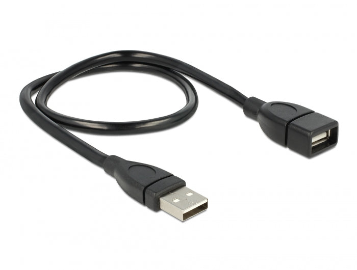 Delock 83499 Cable Usb 2.0 Type-A Male > Usb 2.0 Type-A Female Shapecable 0.5 M