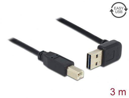 Delock 83541 Cable Easy-Usb 2.0 Type-A Male Angled Up / Down