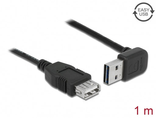 Delock 83547 Extension Cable Easy-Usb 2.0 Type-A Male Angled Up / Down