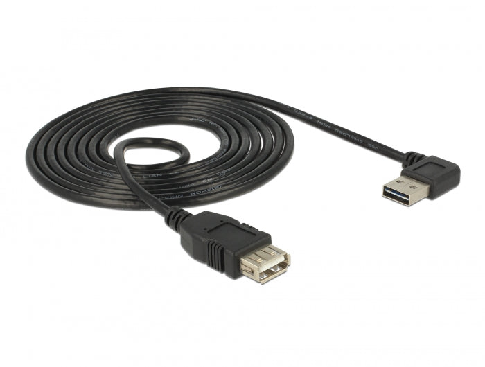 Delock 83552 Extension Cable Easy-Usb 2.0 Type-A Male Angled Left / Right