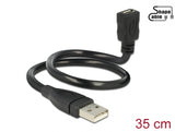 Delock 83921 Cable Usb 2.0 Type-A Male > Usb 2.0 Micro-B Female Shapecable