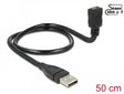 Delock 83922 Cable Usb 2.0 Type-A Male > Usb 2.0 Micro-B Female Shapecable