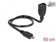 Delock 83928 Cable Usb 2.0 Micro-B Male > Usb 2.0 Type-A Female Otg Shapecable