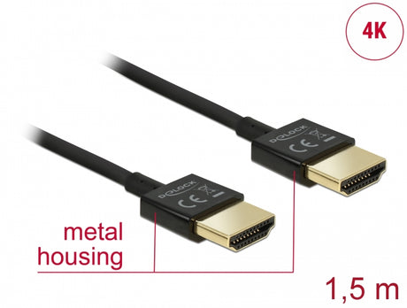 Delock 84772 Cable High Speed Hdmi With Ethernet - Hdmi-A Male