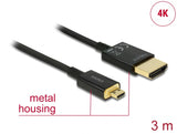 Delock 84784 Cable High Speed Hdmi With Ethernet - Hdmi-A Male