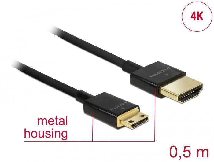 Delock 84787 Cable High Speed Hdmi With Ethernet - Hdmi-A Male