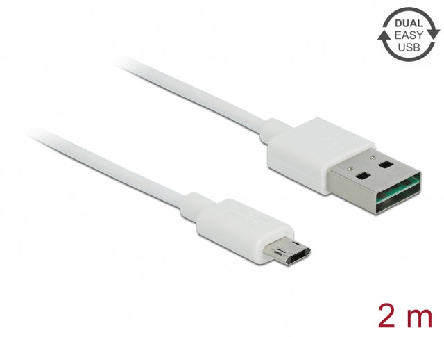 Delock 84808 Cable Easy-Usb 2.0 Type-A Male > Easy-Usb 2.0 Type Micro-B Male