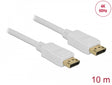 Delock 84863 Cable Displayport 1.2 Male > Displayport Male 4K 60 Hz 10 M