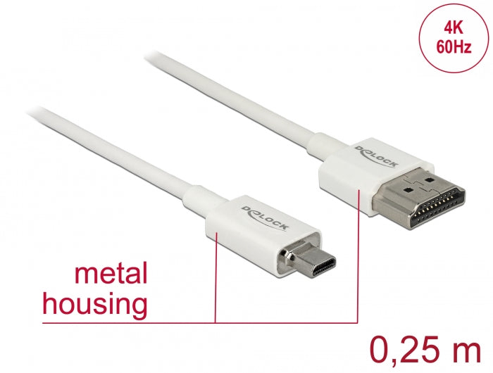 Delock 85147 Cable High Speed Hdmi With Ethernet - Hdmi-A Male