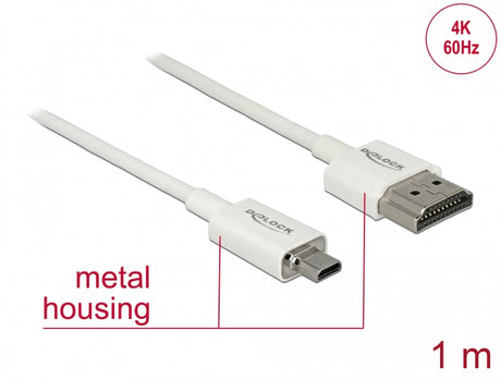 Delock 85149 Cable High Speed Hdmi With Ethernet - Hdmi-A Male