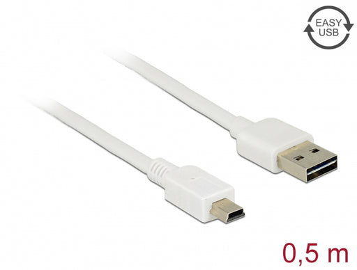 Delock 85159 Cable Easy-Usb 2.0 Type-A Male > Usb 2.0 Type Mini-B Male