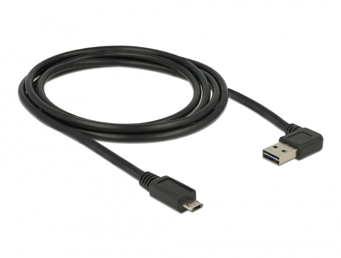 Delock 85166 Cable Easy-Usb 2.0 Type-A Male Angled Left / Right