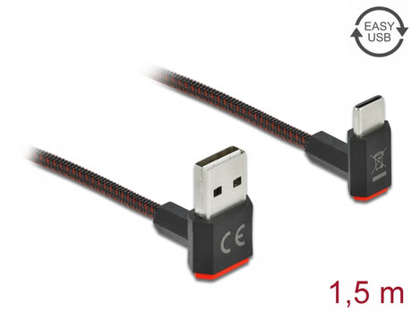 Delock 85277 Easy-Usb 2.0 Cable Type-A Male To Usb Type-C™ Male Angled