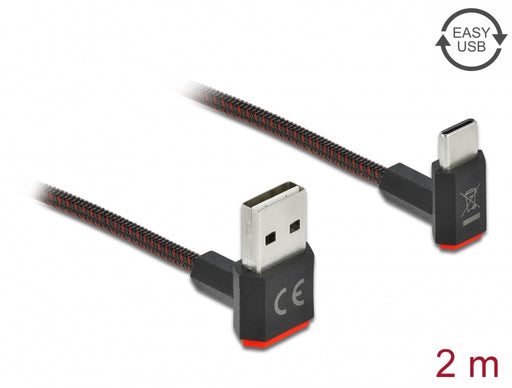 Delock 85278 Easy-Usb 2.0 Cable Type-A Male To Usb Type-C™ Male Angled