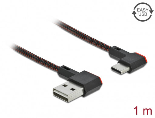 Delock 85281 Easy-Usb 2.0 Cable Type-A Male To Usb Type-C™ Male Angled