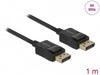 Delock 85300 Coaxial Displayport Cable 8K 60 Hz 1 M