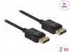 Delock 85301 Coaxial Displayport Cable 8K 60 Hz 2 M