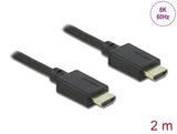 Delock 85388 High Speed Hdmi Cable 48 Gbps 8K 60 Hz 2 M