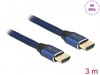 Delock 85448 Ultra High Speed Hdmi Cable 48 Gbps 8K 60 Hz Blue 3 M Certified