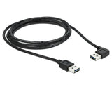 Delock 83464 Cable Easy-Usb 2.0 Type-A Male > Easy-Usb 2.0 Type-A Male Angled