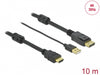 Delock 85968 Hdmi To Displayport Cable 4K 30 Hz 10 M