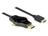 Delock 85974 3 In 1 Monitor Cable With Usb-C™ / Displayport / Mini Displayport