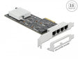 Delock 89192 Pci Express X4 Card To 4 X Rj45 2.5 Gigabit Lan Rtl8125