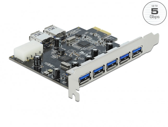 Delock 89355 Pci Express X1 Card > 5 X External + 2 X Internal Usb 3.0