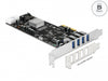 Delock 89365 Pci Express X4 Card > 4 X External Usb 3.0 Quad Channel