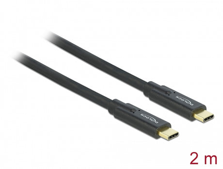 Delock 85527 Usb 3.1 Gen 1 (5 Gbps) Cable Type-C To Type-C 2 M Pd 5 A E-Marker