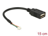 Delock 84834 Cable Usb 2.0 Pin Header Female 1,25 Mm 4 Pin